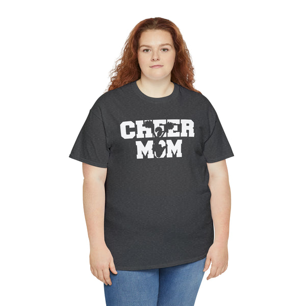 Cheer Mom T Shirt With Cheerleader Unisex Graphic Shirt Gift For Her