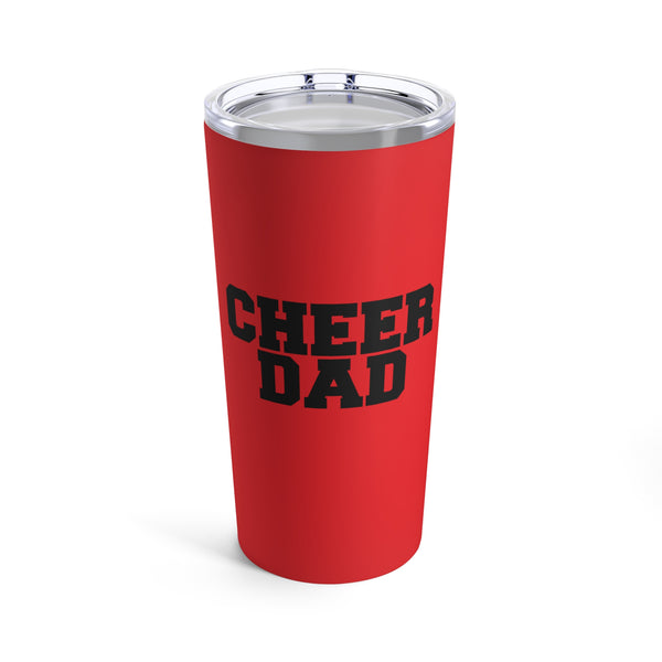 Red Cheer Dad Tumbler 20oz Gift For Him