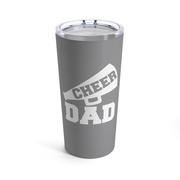 Grey Cheer Dad Tumbler 20oz With Megaphone Gift For Him