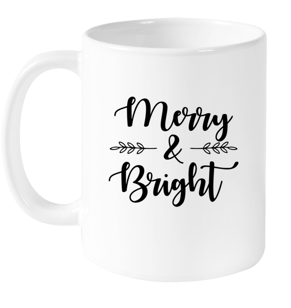 Merry & Bright Christmas Coffee Mug