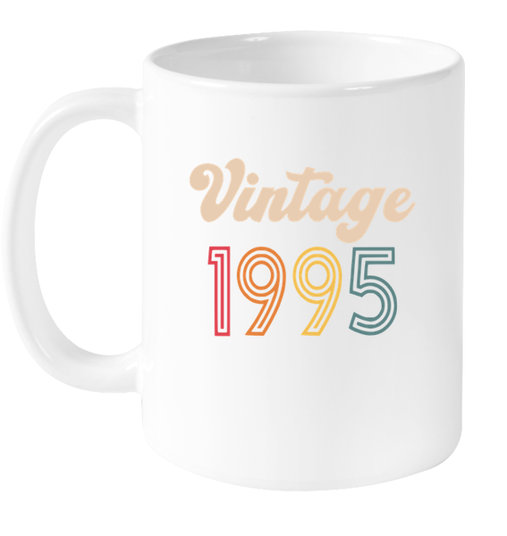 1995 Retro Vintage Birth Year Blast Coffee Mug, Tumbler, Wine Glass