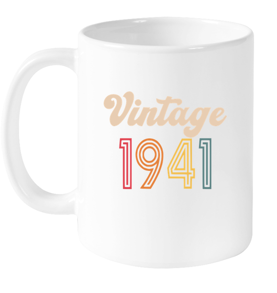 1941 Retro Vintage Birth Year Blast Coffee Mug, Tumbler, Wine Glass