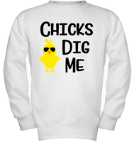 Chicks Dig Me Easter Onesie, Tee Shirt, Sweatshirt