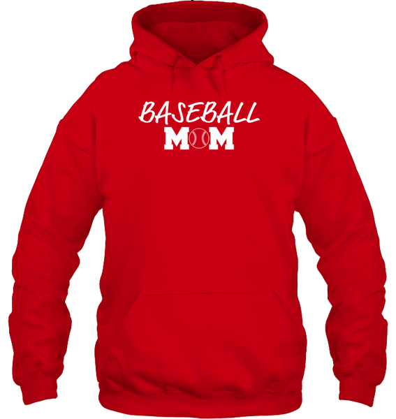 Baseball Mom Shirt Unisex Heavyweight Pullover Hoodie