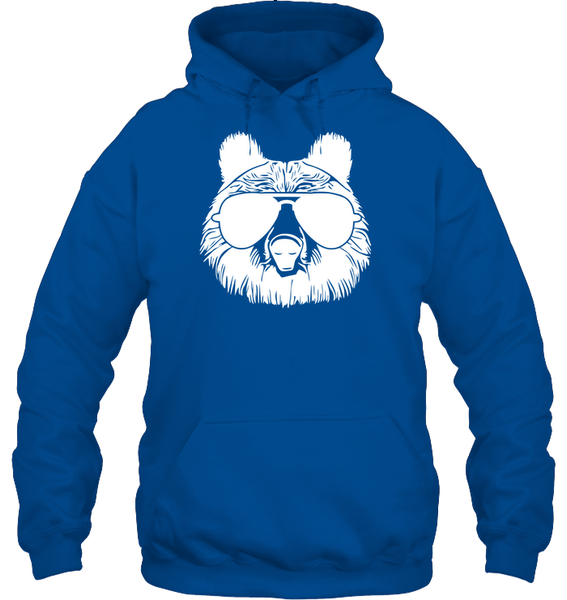 Cool Grizzly Bear Shirt Unisex Heavyweight Pullover Hoodie