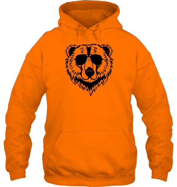 Cool Grizzly Bear Shirt Unisex Heavyweight Pullover Hoodie