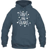 Stars And Stripes 4th Of July Shirt Unisex Heavyweight Pullover Hoodie