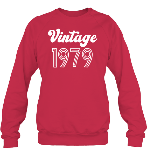 1979 Retro Vintage Birth Year Blast Unisex Fleece Pullover Sweatshirt