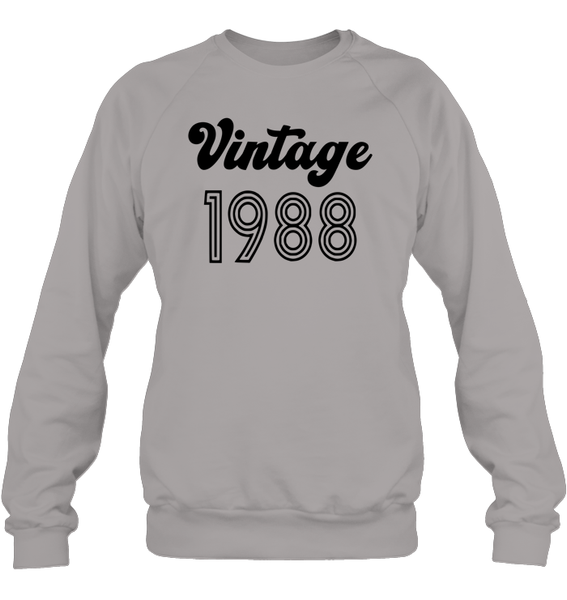 1988 Retro Vintage Birth Year Blast Unisex Fleece Pullover Sweatshirt
