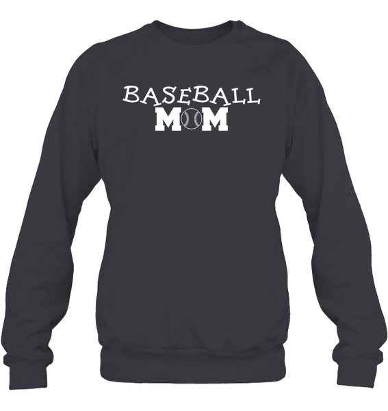 Baseball Mom Shirt Unisex Fleece Pullover Sweatshirt