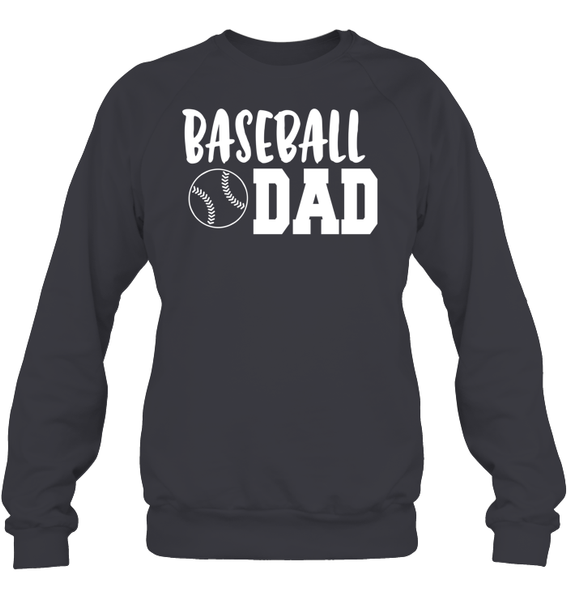 Baseball Dad Shirt Unisex Fleece Pullover Sweatshirt With Baseball