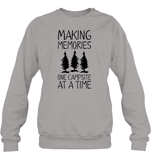 Making Memories One Campsite At A Time Unisex Fleece Pullover Sweatshirt