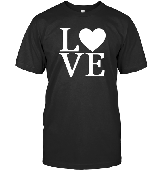 Love Letters With Heart Valentine's Day Unisex Short Sleeve Classic Tee