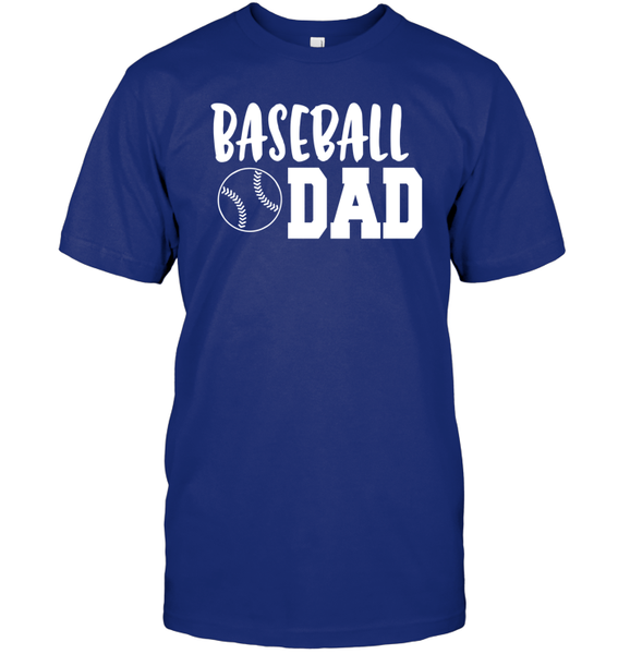 Baseball Dad Shirt Unisex Short Sleeve Classic Tee With Baseball