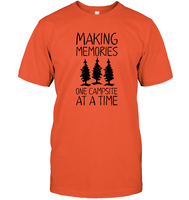 Making Memories One Campsite At A Time Unisex Short Sleeve Classic Tee