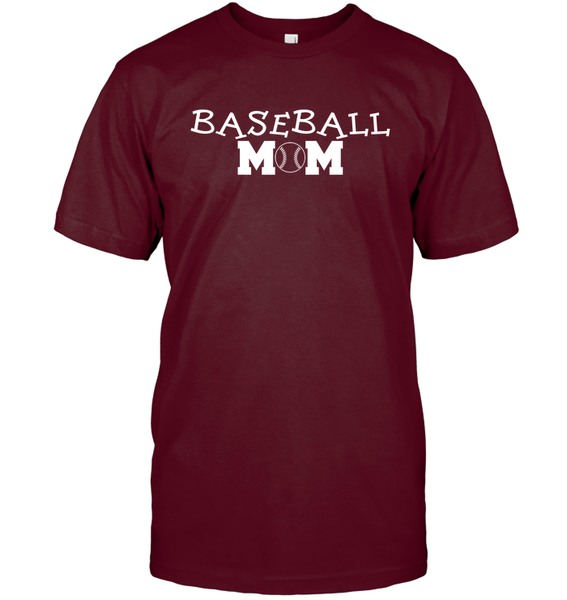 Baseball Mom Shirt Unisex Short Sleeve Classic Tee