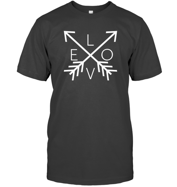 Love With Arrows Valentine's Day Unisex Short Sleeve Classic Tee