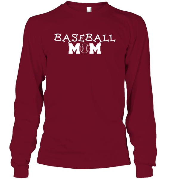 Baseball Mom Shirt Unisex Long Sleeve Classic Tee