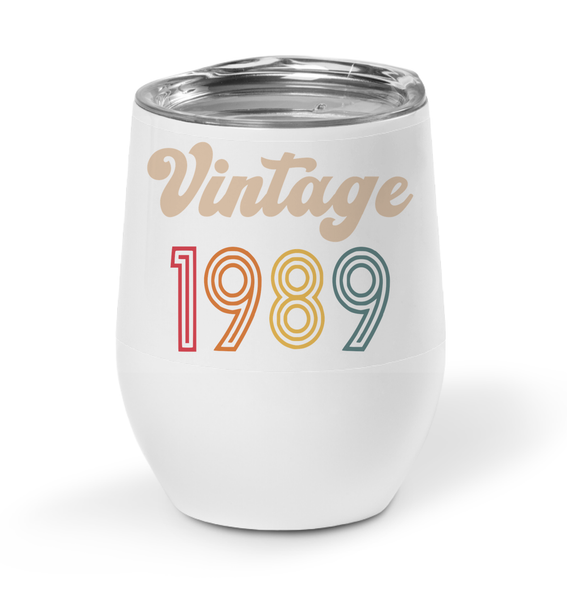 1989 Retro Vintage Birth Year Blast Coffee Mug, Tumbler, Wine Glass