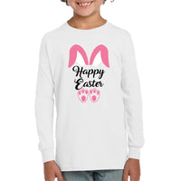 Kids Bunny Happy Easter Onesie, Tee Shirt, Sweatshirt