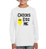 Chicks Dig Me Easter Onesie, Tee Shirt, Sweatshirt