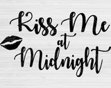 kiss me at midnight svg