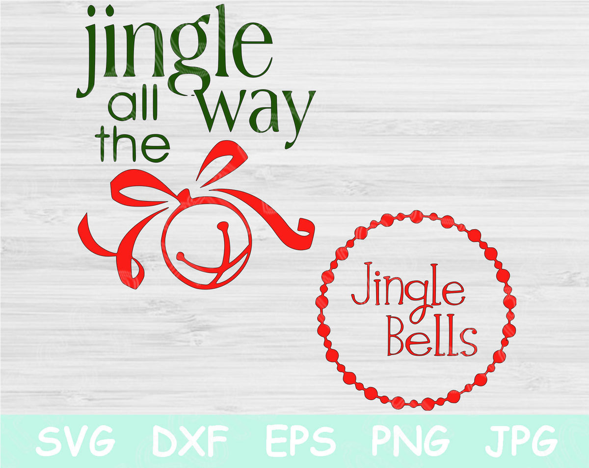 Jingle bells svg, Christmas bells image, svg, png, eps, dxf, pdf