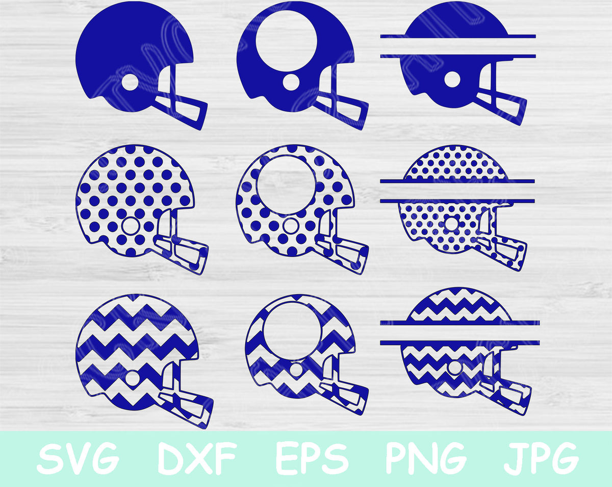 Football Helmet Team Template Shirt Design Football Cut File