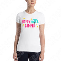Happy Camper Svg Files For Cricut and Silhouette Cutting Machines, Camping Svg Cut Files