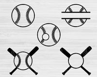 Baseball Svg Cut Files, Softball Svg Files For Cricut And Silhouette.