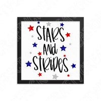 Stars and Stripes Svg Files For Cricut And Silhouette, 4th of July Svg, Patriotic Svg, Fourth of July Svg Cut Files, Independence Day Svg