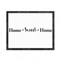 Home Sweet Home Svg Files For Cricut And Silhouette, Family Svg Cut Files. House Saying Svg