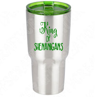 King of Shenanigans Svg, St Patricks Day Svg Files For Cricut And Silhouette, St Patricks Svg Cut Files