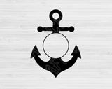 Boat Anchor Svg, Nautical Svg Files For Cricut And Silhouette, Split Anchor Svg Cut Files, Nautical Anchor Svg, Anchor Monogram Svg