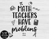 Problem Solver Svg Files For Cricut And Silhouette, Math Teacher Svg Cut File, Funny Teacher Svg, Teacher Life Svg, Teacher Quotes Svg Dxf