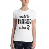 Come To The Math Side We Have Pie Svg Files For Cricut And Silhouette, Funny Math Teacher Svg Cut File, Teacher Life Svg, Teacher Quotes Svg Designs.