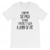 I Love My Six Pack So Much I Protect It With A Layer Of Fat Svg, Fitness Svg Files For Cricut And Silhouette, Work Out Svg Cut File, Funny Workout Svg