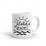 Aloha Beaches Svg Cut File, Vacation Svg Files For Cricut And Silhouette, Summer Svg, Beach Svg, Hawaii Svg, Tropical Svg, Ocean Svg