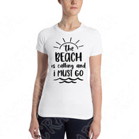 The Beach Is Calling And I Must Go Svg Files For Cricut And Silhouette, Summer Svg Cut Files, Beach Svg, Beach Life Svg, Beach Vacation Svg