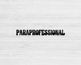 paraprofessional svg file