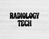 radiology tech svg file