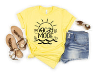 Vacay Mode Svg Files for Cricut, Summer Shirt Svg, Vacation Svg, Dxf, Eps, Png for Silhouette and Glowforge