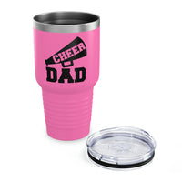 Cheer Dad Ringneck Tumbler, 30oz Gift For Him