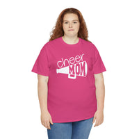Cheer Mom T Shirt With Megaphone Unisex Graphic Shirt Gift For Her