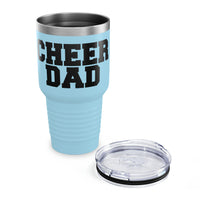 Cheer Dad Ringneck Tumbler, 30oz Gift For Him