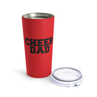 Red Cheer Dad Tumbler 20oz Gift For Him