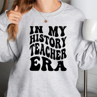 In My History Teacher Era Svg Files For Cricut, History Teacher Svg, Teacher Shirt Svg Dxf Png Eps Cut Files Silhouette