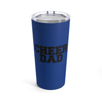 Dark Blue Cheer Dad Tumbler 20oz Gift For Him