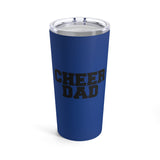 Dark Blue Cheer Dad Tumbler 20oz Gift For Him