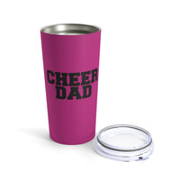 Pink Cheer Dad Tumbler 20oz Gift For Him